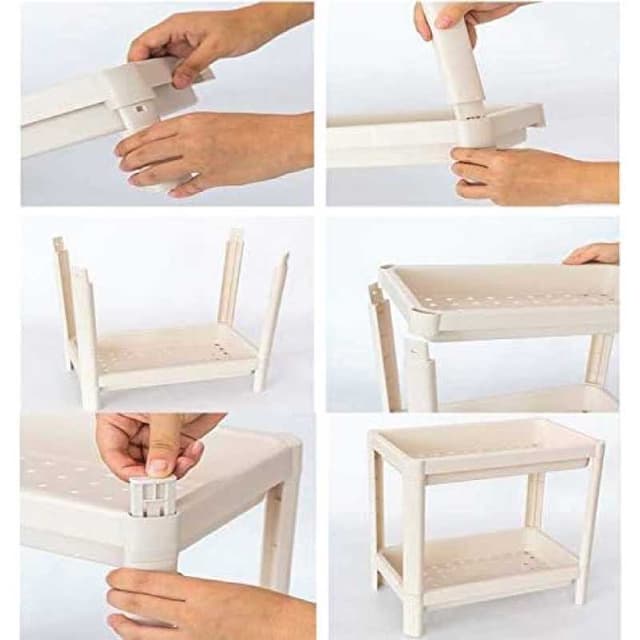 4 Tiers Rectangular Storage Rack
